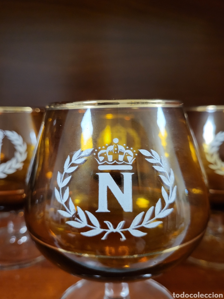 Antig&uuml;edades: COPAS DE CO&Ntilde;AC NAPOLEON A&Ntilde;OS 70 - Foto 5
