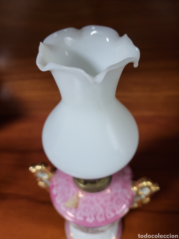 Antig&uuml;edades: QUINQUE DE PORCELANA. 24 CM. - Foto 6