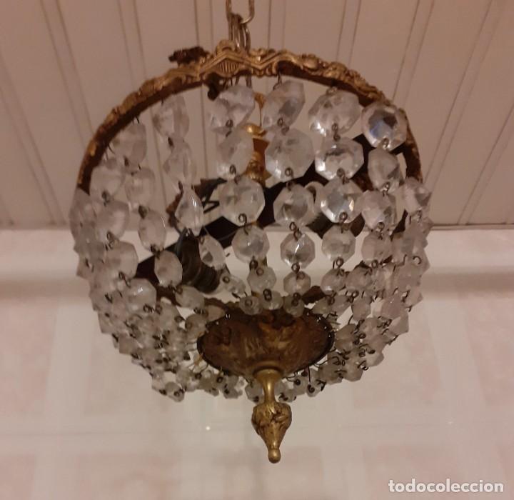 Antig&uuml;edades: L&aacute;mpara modernista plaf&oacute;n farol - Foto 11