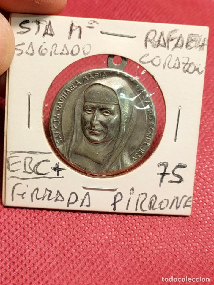 Antig&uuml;edades: MEDALLA STA MARIA RAFAELLA. PLATA - Foto 1