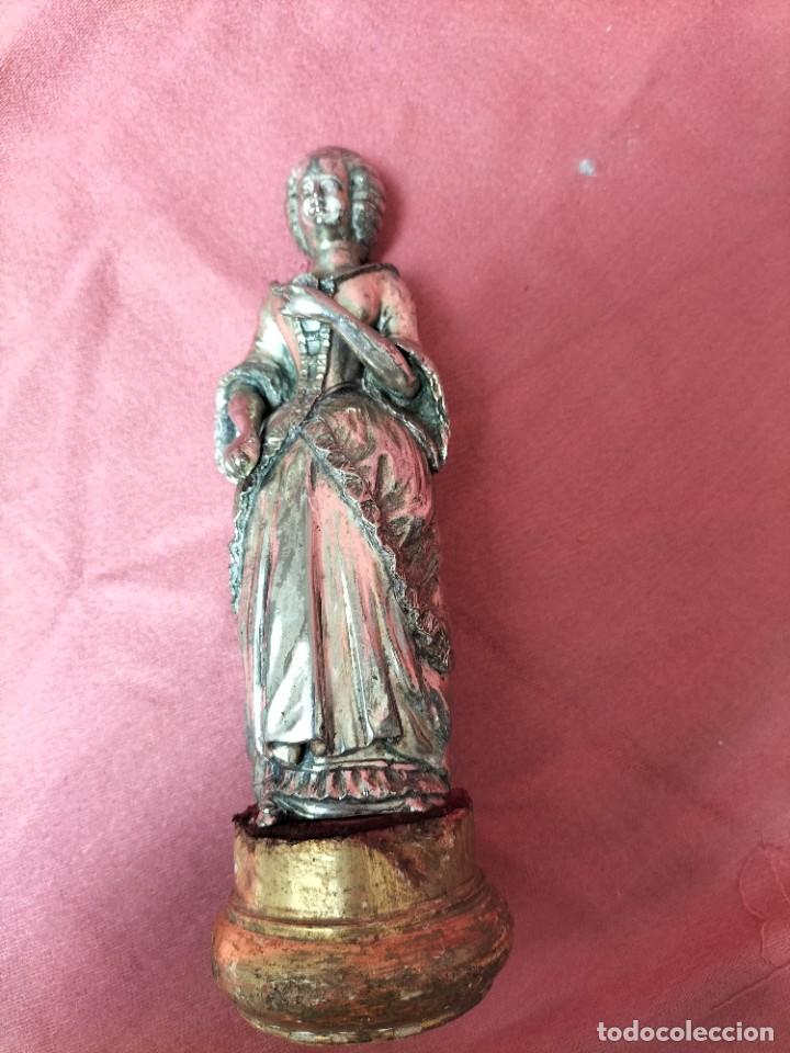 Antig&uuml;edades: Figura de alpaca siglo XIX - Foto 1