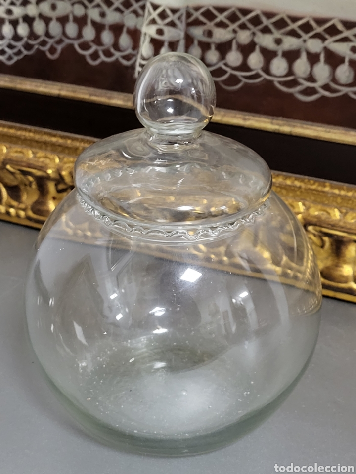 Antig&uuml;edades: BOMBONERA DE CRISTAL - Foto 2