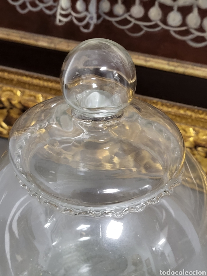 Antig&uuml;edades: BOMBONERA DE CRISTAL - Foto 3