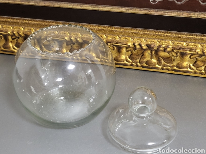 Antig&uuml;edades: BOMBONERA DE CRISTAL - Foto 5