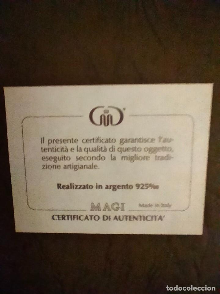 Antig&uuml;edades: CUADRO CON PAISAJE EN RELIEVE DE PLATA - Foto 3