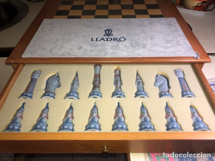 Antig&uuml;edades: REF: 01006333 &ldquo;AJEDREZ COMPLETO CON CAJA&rdquo; LLADR&Oacute; - Foto 16