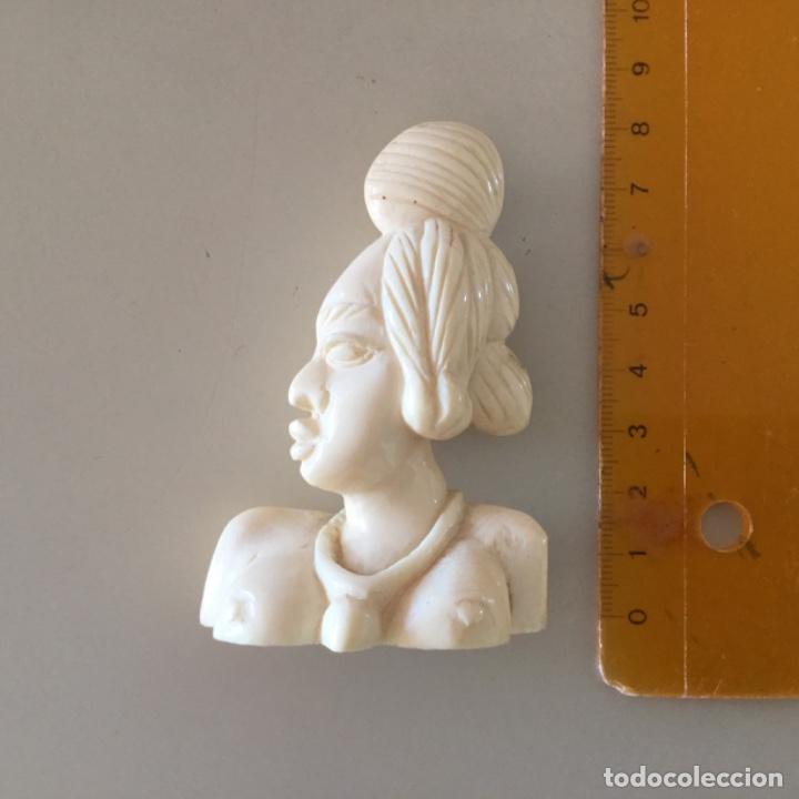 Antig&uuml;edades: Pareja de bustos de marfil - Foto 13