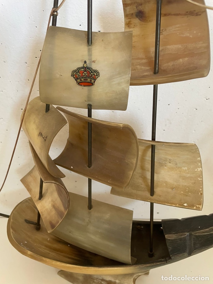 Antig&uuml;edades: Barco de asta de toro - Foto 2