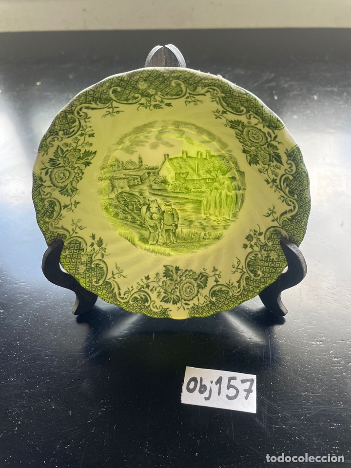 Antig&uuml;edades: Plato porcelana decoraci&oacute;n - Foto 1