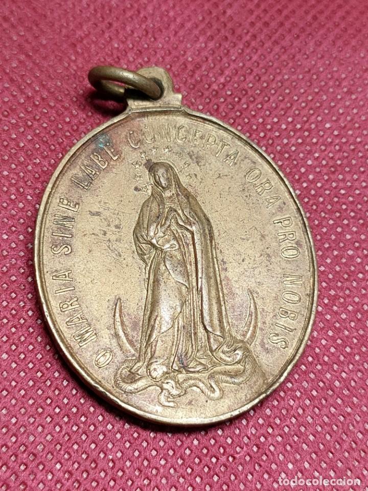 Antig&uuml;edades: MEDALLA SAN LUIS GONZAGA - Foto 2