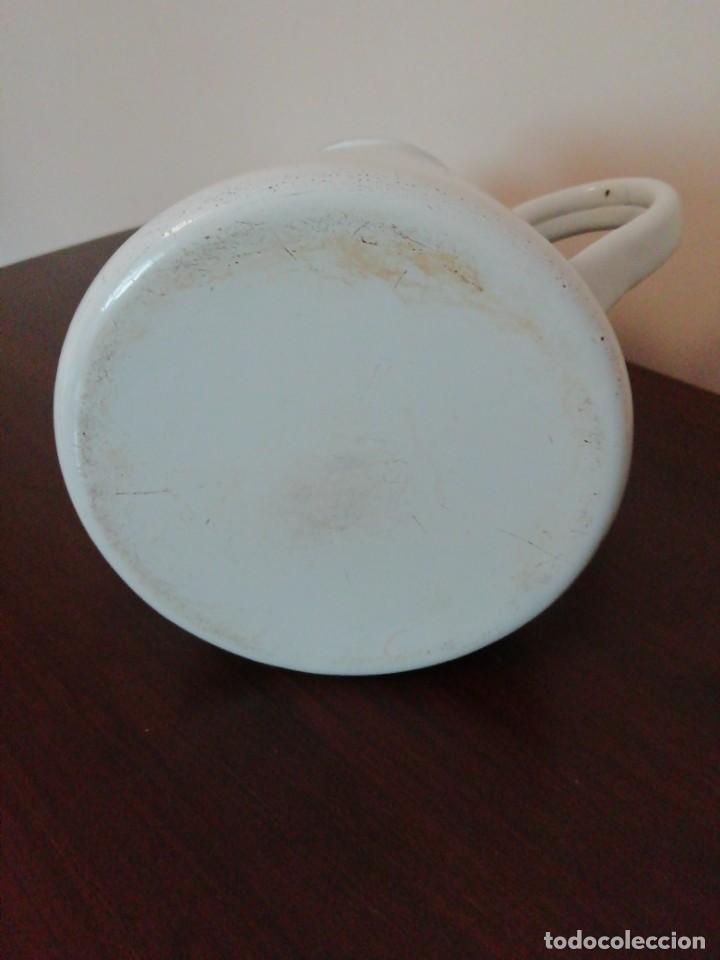 Antig&uuml;edades: Cafetera de Hierro Esmaltada Blanca - Foto 8