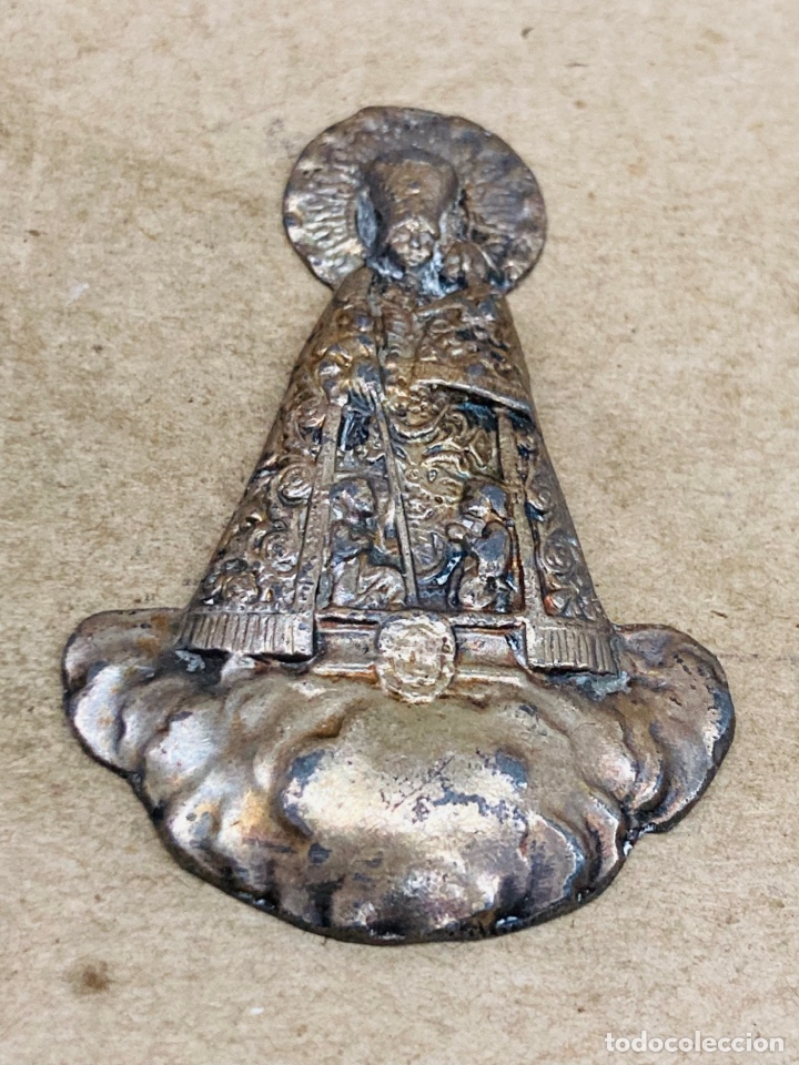 Antig&uuml;edades: Medalla religiosa met&aacute;lica - Foto 1
