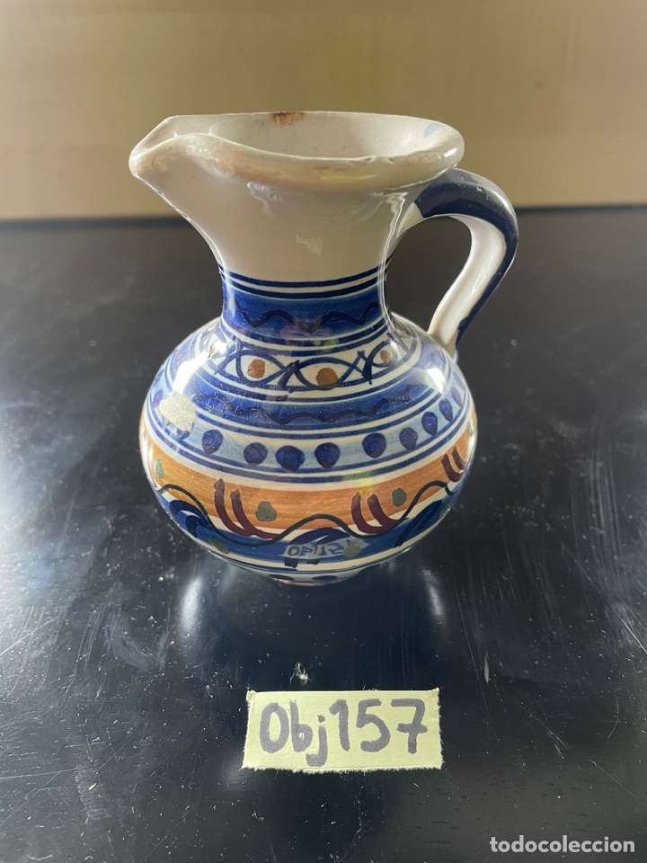 Antig&uuml;edades: Jarr&oacute;n Talavera firmado - Foto 1