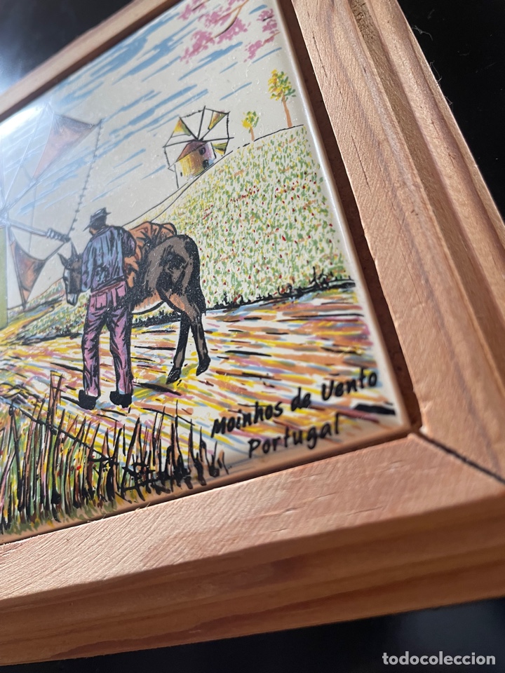 Antig&uuml;edades: Azulejos pintado a mano - Foto 2