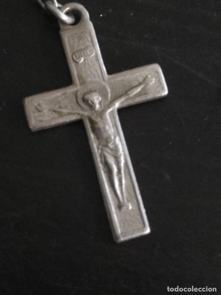 Antig&uuml;edades: rosario peque&ntilde;o de plata - Foto 2
