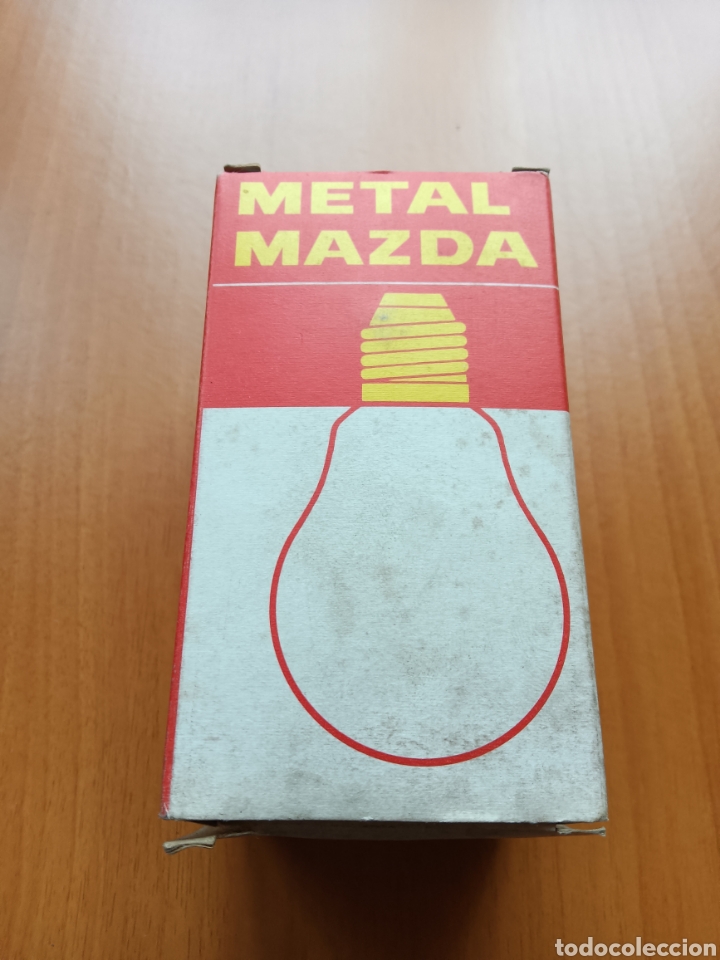 Antig&uuml;edades: ANTIGUA CAJA CON BOMBILLA MAZDA - Foto 2