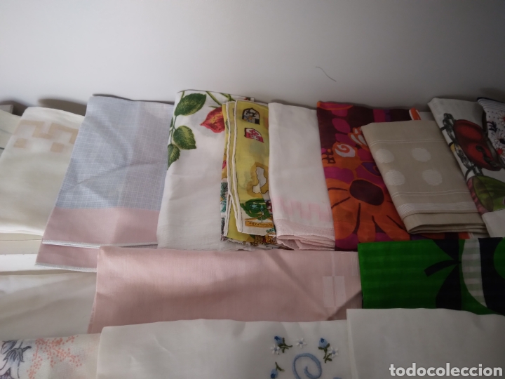Antig&uuml;edades: Lote de pa&ntilde;uelos de tela - Foto 3