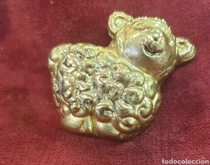 Antig&uuml;edades: Lote 2 tiradores bronce obeja - Foto 1