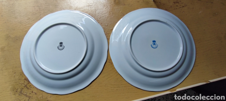 Antig&uuml;edades: 2 platos de cer&aacute;micas antiguos - Foto 3