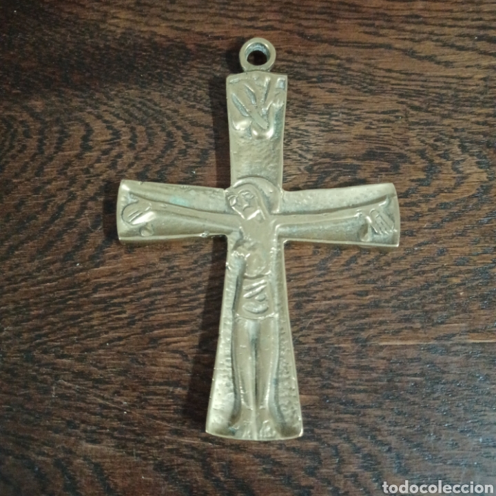 Antig&uuml;edades: PRECIOS CRUCIFIJO DE BRONCE - Foto 2