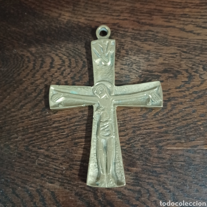 Antig&uuml;edades: PRECIOS CRUCIFIJO DE BRONCE - Foto 4