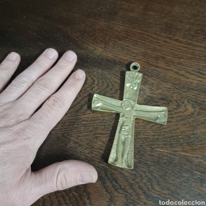 Antig&uuml;edades: PRECIOS CRUCIFIJO DE BRONCE - Foto 1