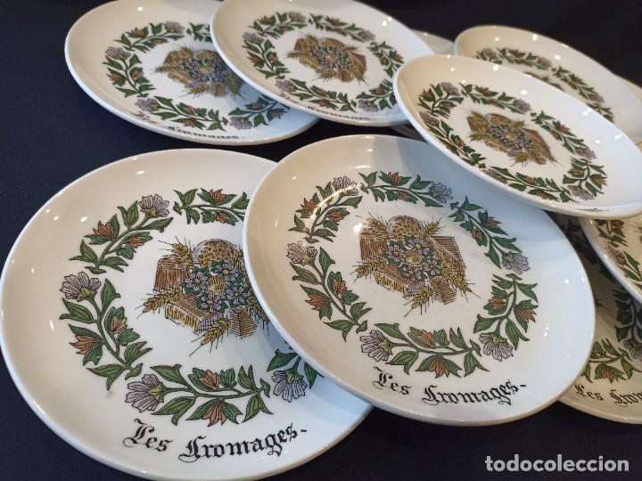 Antig&uuml;edades: Platos de postre / queso / entrante de Gien , Francia. - Foto 2