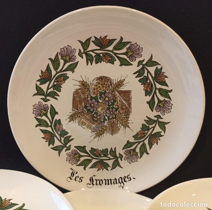 Antig&uuml;edades: Platos de postre / queso / entrante de Gien , Francia. - Foto 3