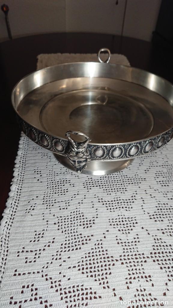 Antig&uuml;edades: GRAN CENTRO DE MESA METAL PLATEADO - Foto 2