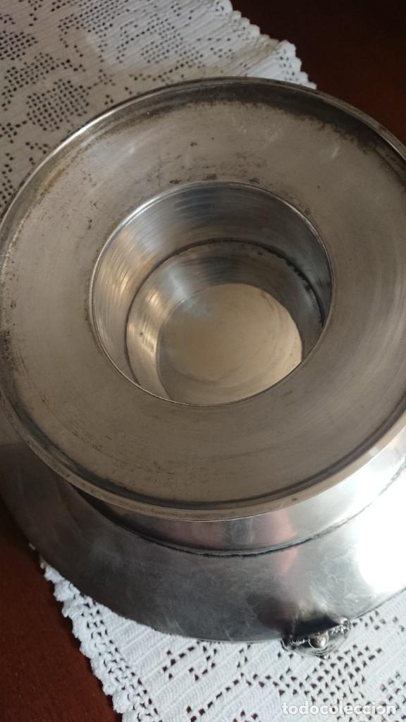 Antig&uuml;edades: GRAN CENTRO DE MESA METAL PLATEADO - Foto 3