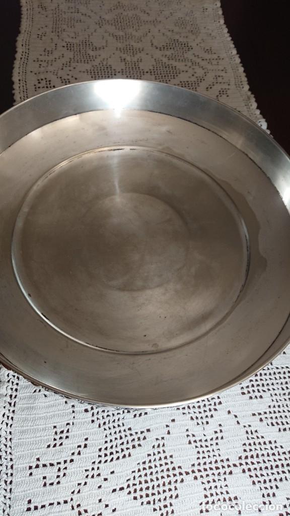 Antig&uuml;edades: GRAN CENTRO DE MESA METAL PLATEADO - Foto 10
