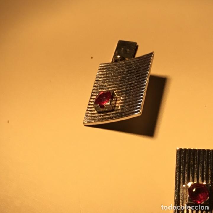 Antig&uuml;edades: Gemelos oro blanco y rub&iacute;s - Foto 9