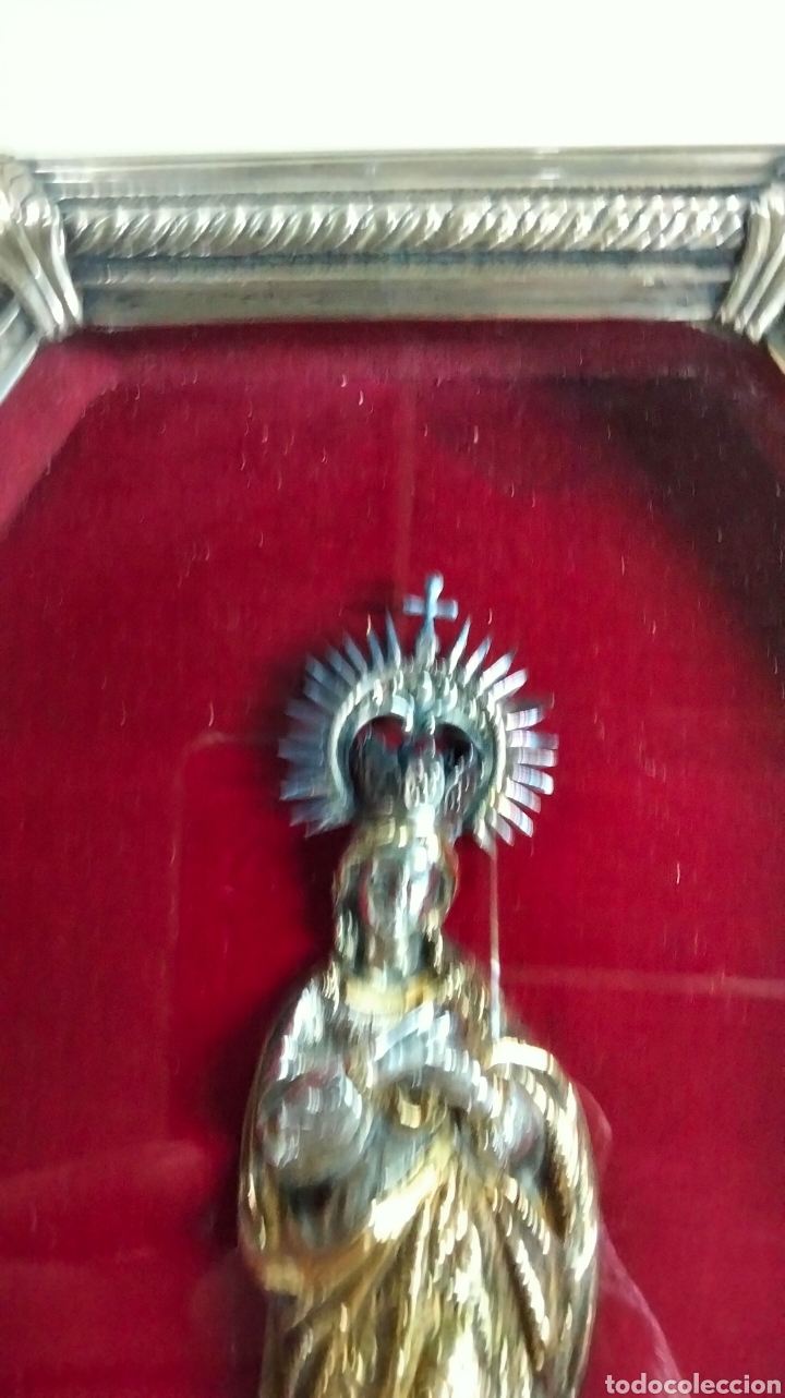 Antig&uuml;edades: RELICARIO PLATEADO VIRGEN - Foto 6