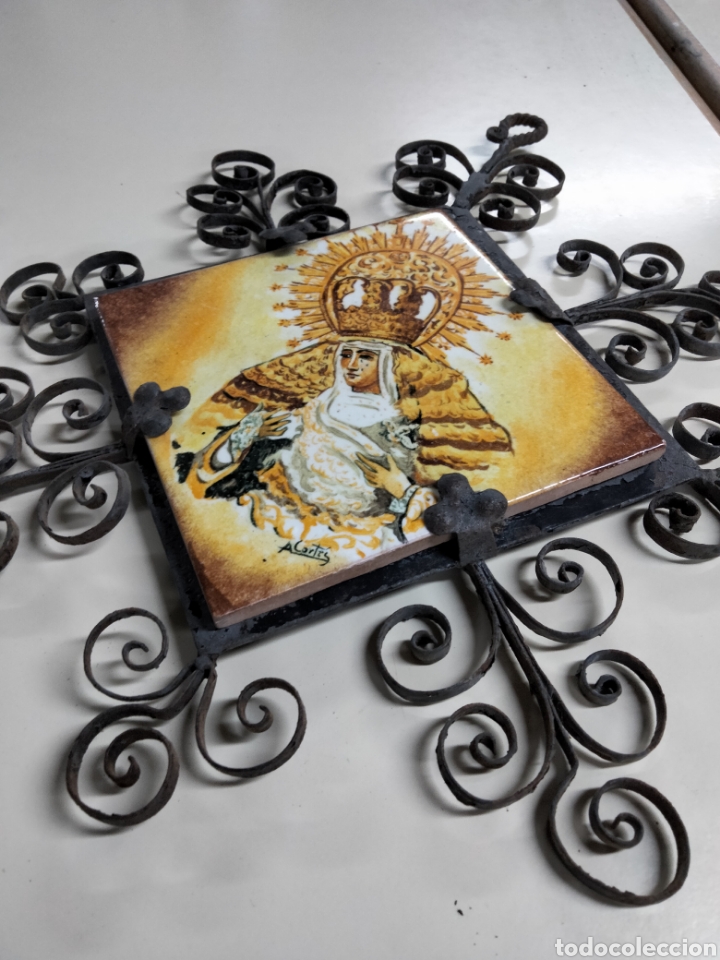 Antig&uuml;edades: PAREJA DE AZULEJOS - Foto 6