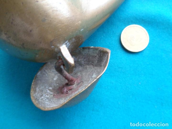 Antig&uuml;edades: ANTIGUA L&Aacute;MPARA CANDIL DE ACEITE - Foto 2