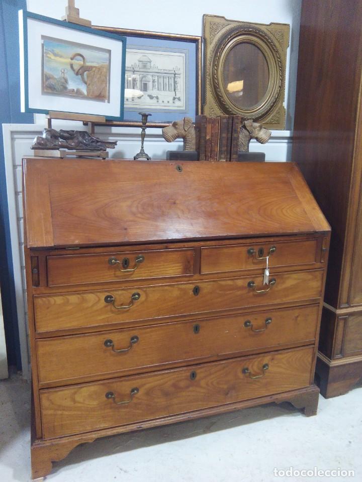 Antig&uuml;edades: ANTIGUO ESCRITORIO CAJONERO - Foto 5