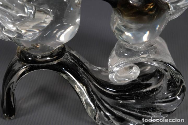 Antig&uuml;edades: Figura de p&aacute;jaros en cristal de murano - Foto 5