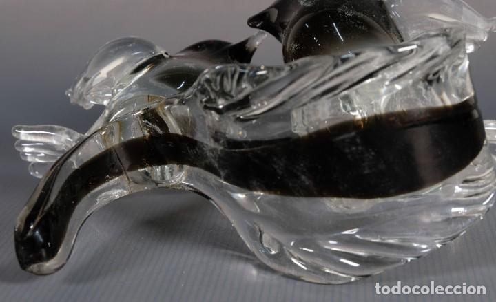 Antig&uuml;edades: Figura de p&aacute;jaros en cristal de murano - Foto 6