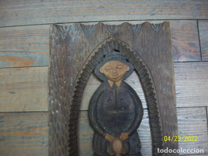Antig&uuml;edades: ANTIGUA TALLA DE MADERA- JINETE - Foto 2