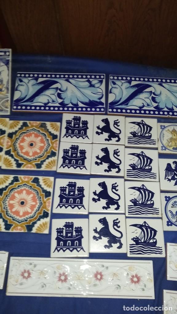 Antig&uuml;edades: azulejo peque&ntilde;o,imagen de castillo - Foto 1