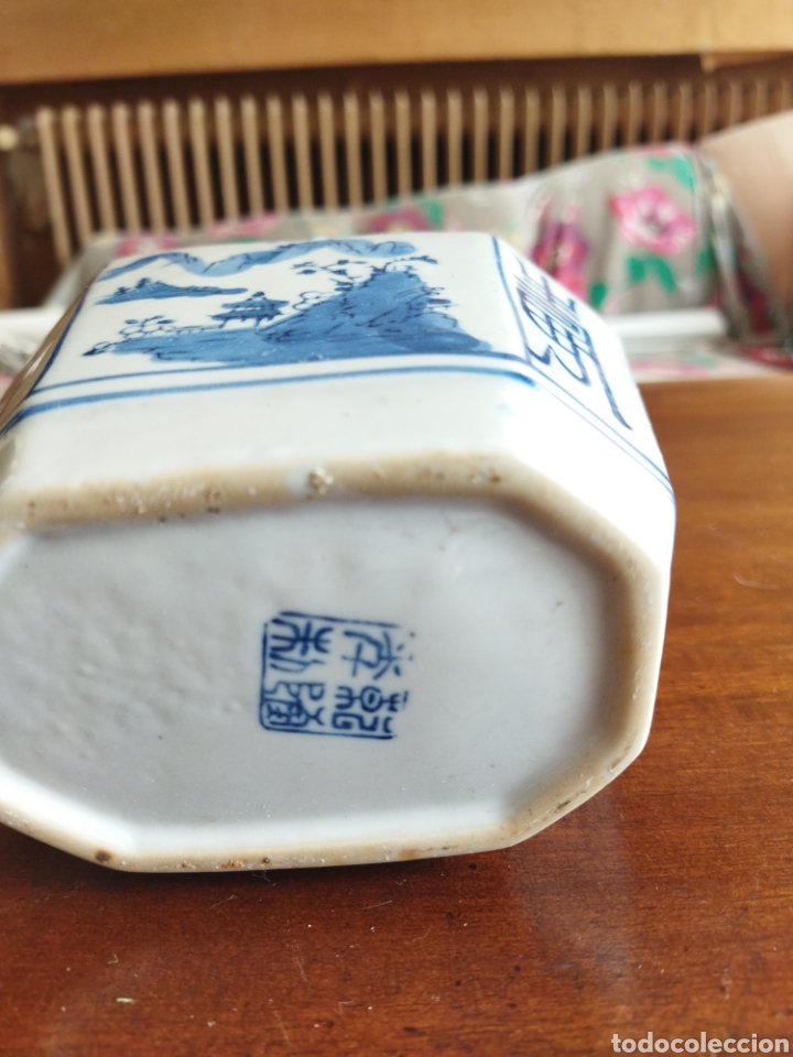 antigua tetera en porcelana china de diseño tra - Compra venta en  todocoleccion