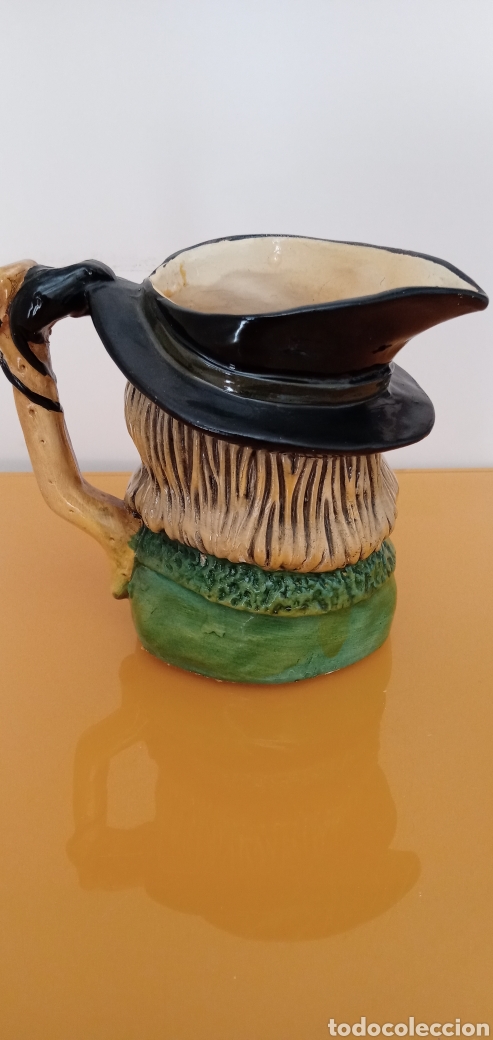 Antig&uuml;edades: Jarra ceramica pintada a mano - Foto 2