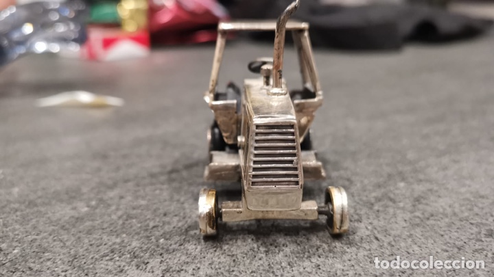 Antig&uuml;edades: Tractor en miniatura plata de ley - Foto 2