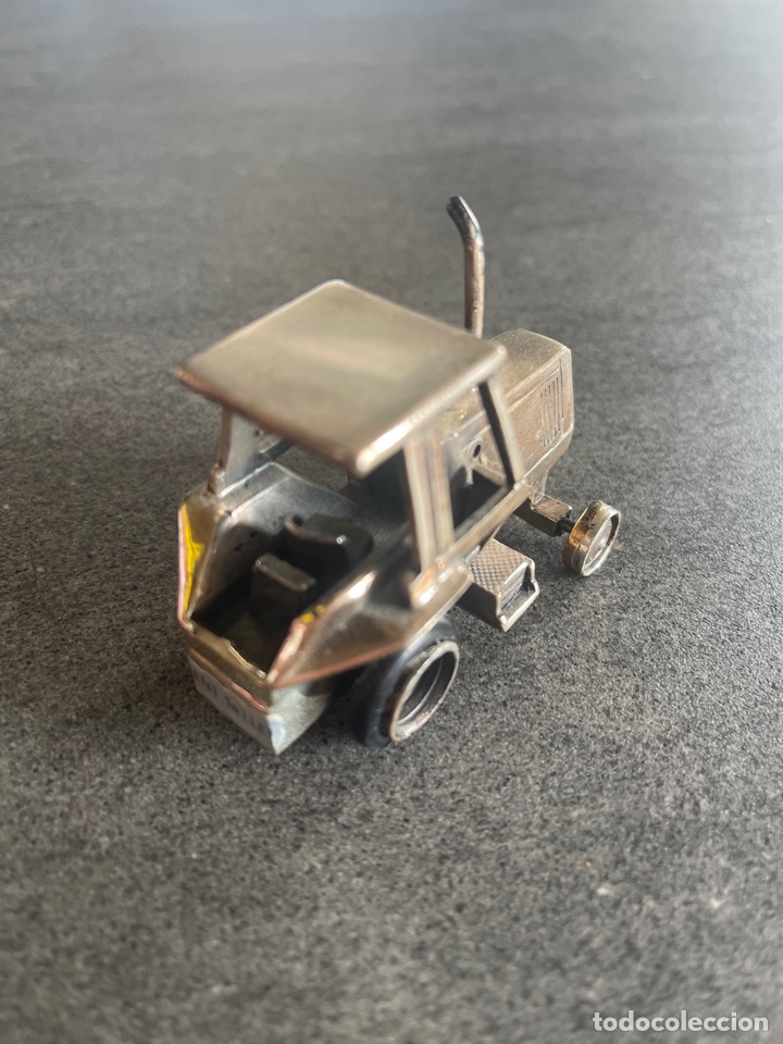 Antig&uuml;edades: Tractor en miniatura plata de ley - Foto 7