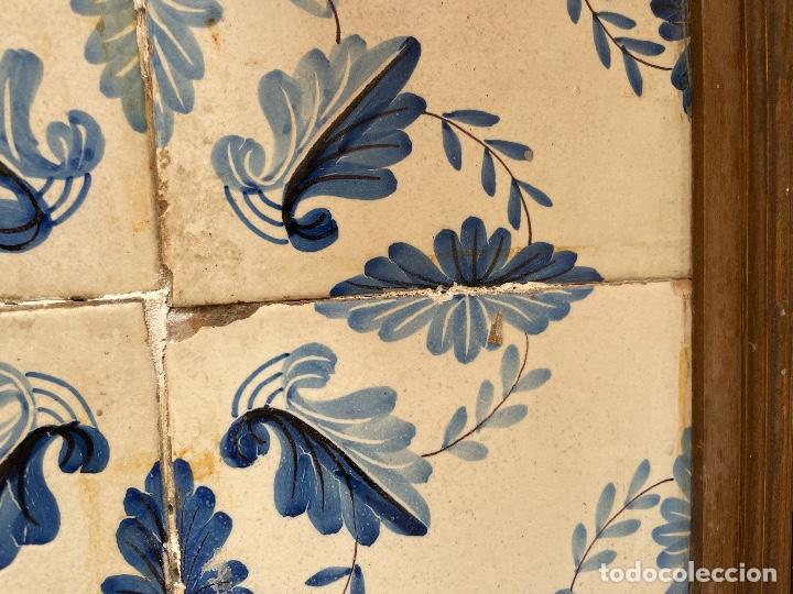 Antig&uuml;edades: Cuadro panel 4 azulejos valencianos antiguos - Foto 3