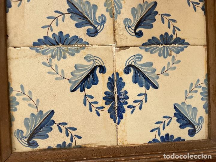 Antig&uuml;edades: Cuadro panel 4 azulejos valencianos antiguos - Foto 5