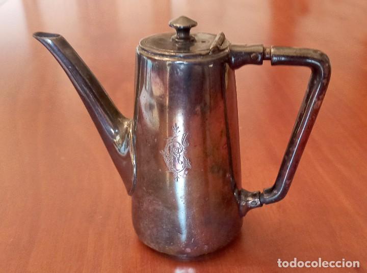 Antig&uuml;edades: Tetera y jarra de leche plata Wiskemann - Foto 2