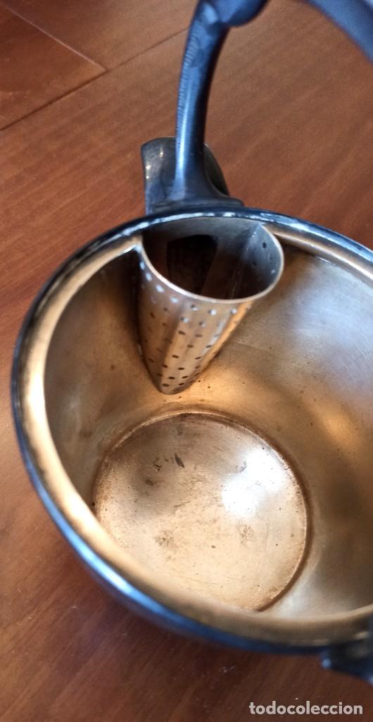 Antig&uuml;edades: Tetera y jarra de leche plata Wiskemann - Foto 7