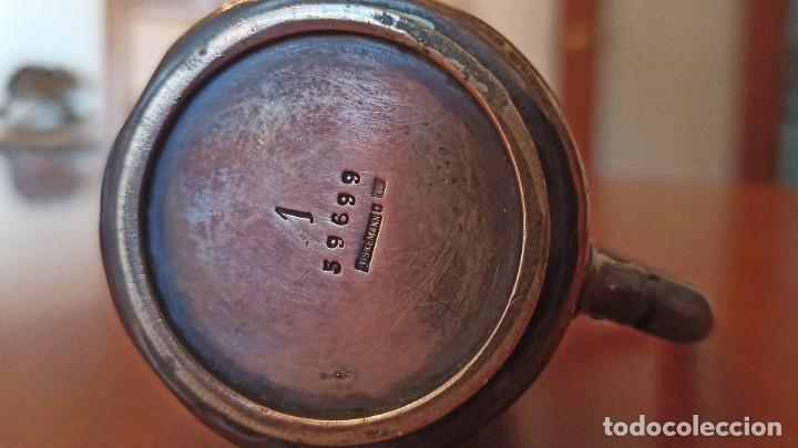 Antig&uuml;edades: Tetera y jarra de leche plata Wiskemann - Foto 9