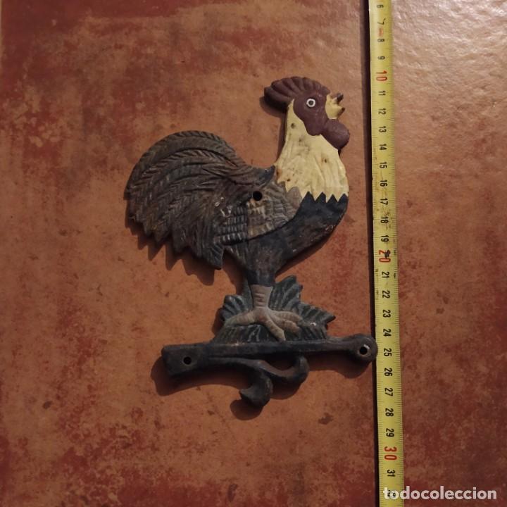 Antig&uuml;edades: Gallo de hierro fundido - Foto 2